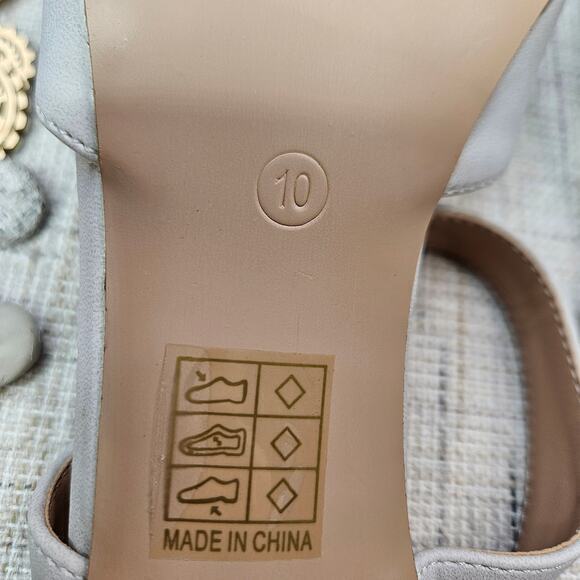 Journee Collection Maevali Pump Pointed Toe Bone White Size‎ 10 - Picture 8 of 12